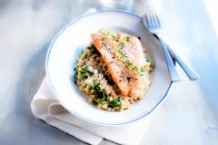 Timjamikuhaa ja Yrtti-Riisiohrattoa