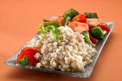 Täysjyväohraa ja Lohta Kasvispedillä