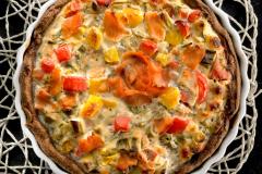 Pyöreä Rukiinen Lohipiirakka