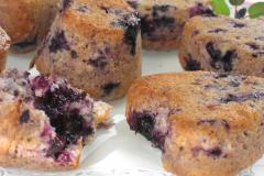 Mustikka-lesemuffinit