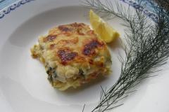 Pikalasagne savulohesta ja Raketti Spagetista