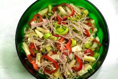 Kinkku-juustosalaatti