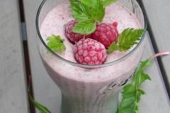 Kefiirismoothie luonnonyrtein ja marjoin