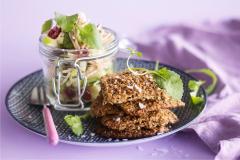 Falafel-pihvit ja raikas rakettilisäke