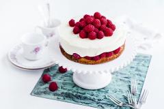 Amerikkalainen vadelmajuustokakku