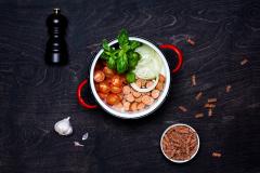 Yhden pannun chorizopasta