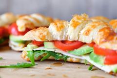 Croissant Club Sandwichit