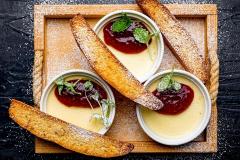 Fenkolibiscotti ja sitruunaposset