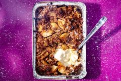 Grilliomenat ja rosmariini-kauracrumble