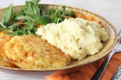 Kevyet porkkanapihvit uunissa