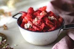 Hunajainen juurespasta