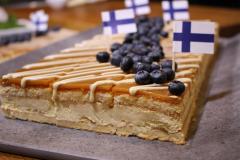 Itsenäisyyspäivän Kinuskilevykakku