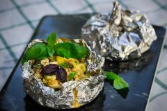 Kaali-ohranyytit grillissä