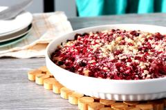 Kaurainen puolukkapiirakka