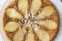 Keikautettu päärynäkakku