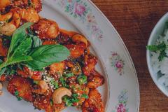 Korean style popcorn chicken