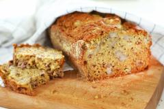 Mehevä banaanileipä