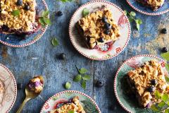 Mustikkajuustokakkuleivokset