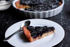 Mustikkapiirakka kookostäytteellä