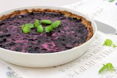 Mustikkapiiras kaurajauhoista