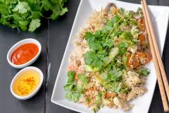 Nasi goreng -paistettu riisi