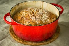 Pataleipä suppilovahveroilla