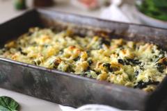 Pinaatti-fetapastapaistos