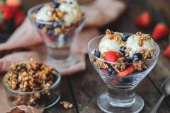 Praliini-kesämarja-jätskiannokset