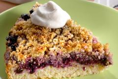 Rapea mustikka-kauratorttu