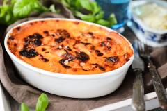 Sinkkutuorepasta - äyriäislasagneannosvuokaan
