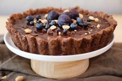 Suklaapiirakka suolapähkinöillä