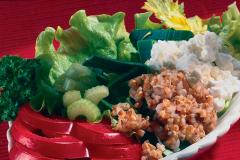 Terveellinen jyväsalaatti