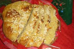 Jouluinen vaalea kauralimppu