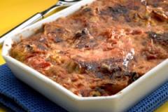 Lasagne täysjyvälevyistä ja valmiskeitosta