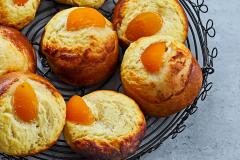 Pulleat rahka-persikkapullat