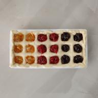 Joulutortut jääpalamuotilla